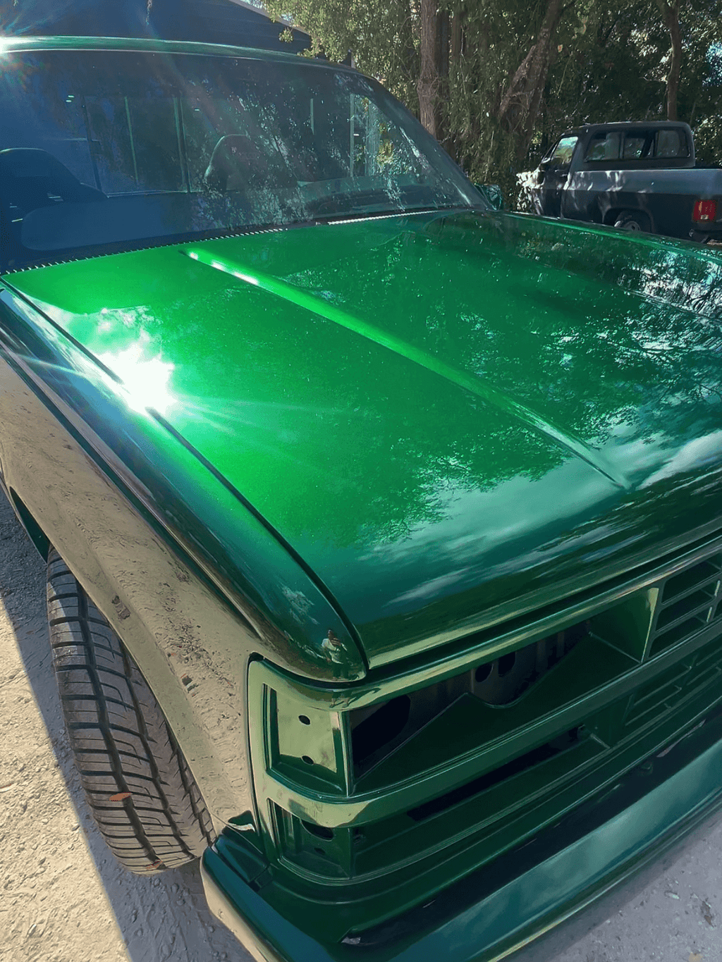Tamco Paint Lead Sled Green on Chevrolet C/K