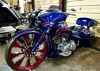 Liberty Blue Harley Davidson Street Glide