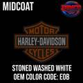 Tamco Paint Harley Davidson Stone Washed White Pearl code EOB OEM Midcoat
