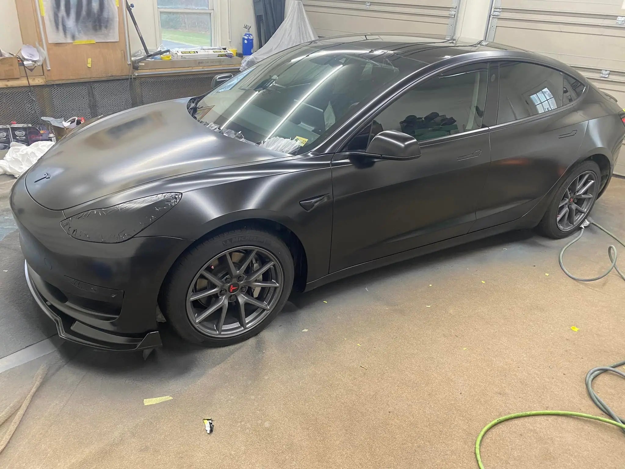 Tamco Paint Matte Clearcoat Kit on Tesla Model 3