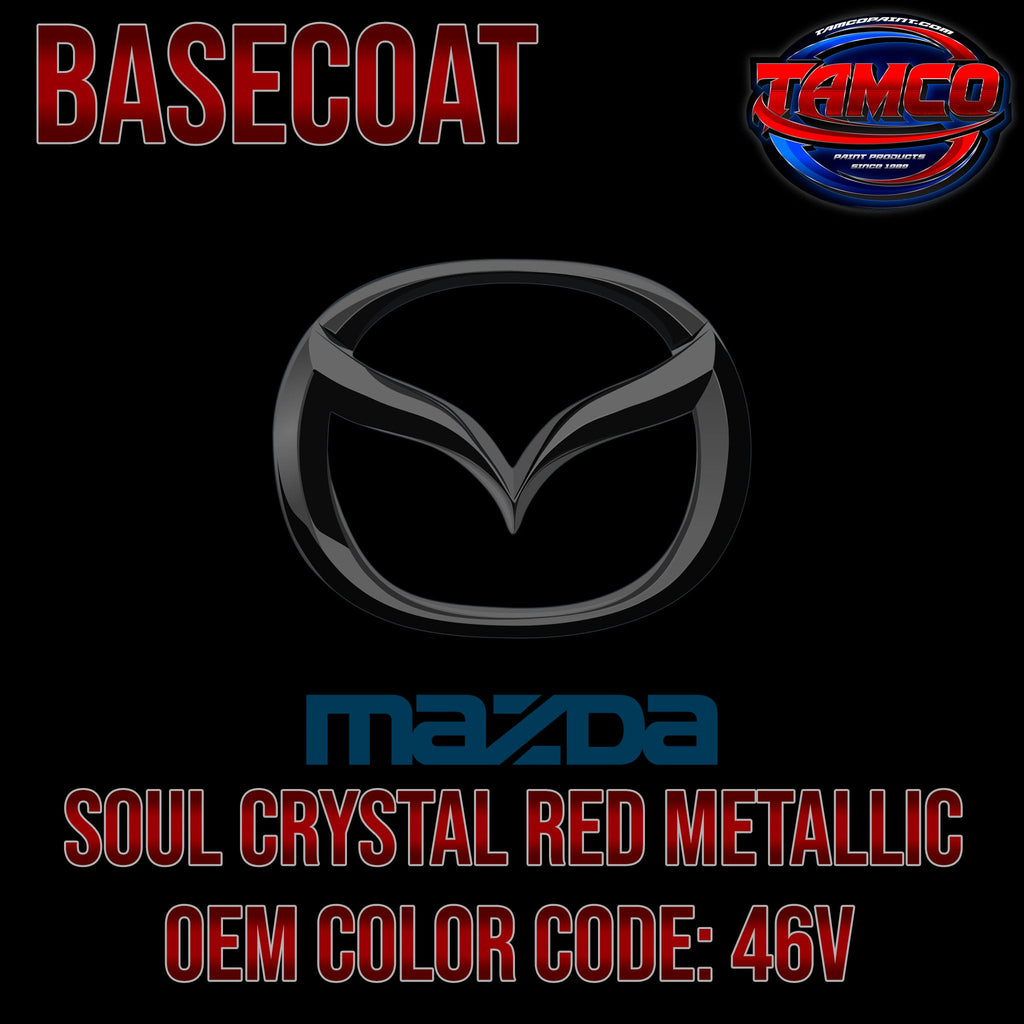 Mazda Soul Crystal Red Metallic | 46V | 2017-2023 | OEM 2K Tri-Stage Basecoat