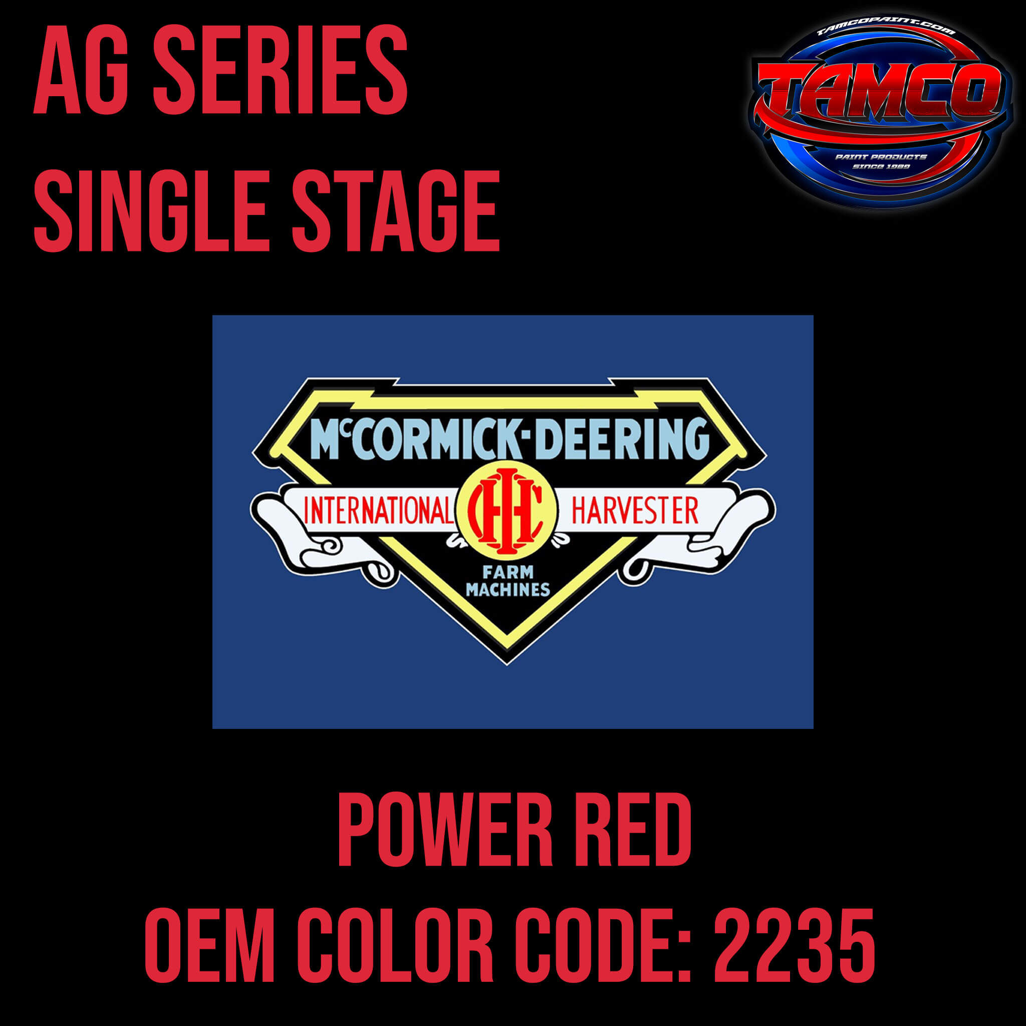 McCormick Deering Power Red
