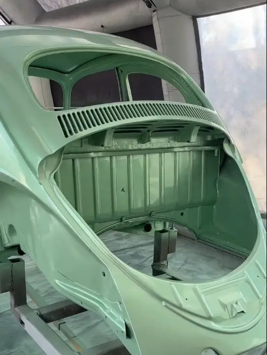 Tamco Paint Mendoza Mint on 1958 Volkswagen Beetle