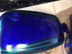 Tamco Paint Monaco & SoCal Blue Candy Concentrate on Motorcycle Fuel Tank