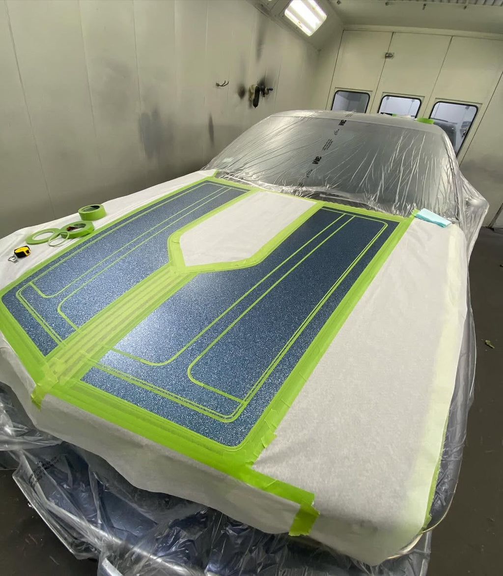 Tamco Paint Candy Concentrates Monaco and Socal Blue in Cadillac Fleetwood