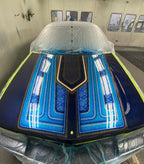 Tamco Paint Candy Concentrates Monaco and Socal Blue in Cadillac Fleetwood