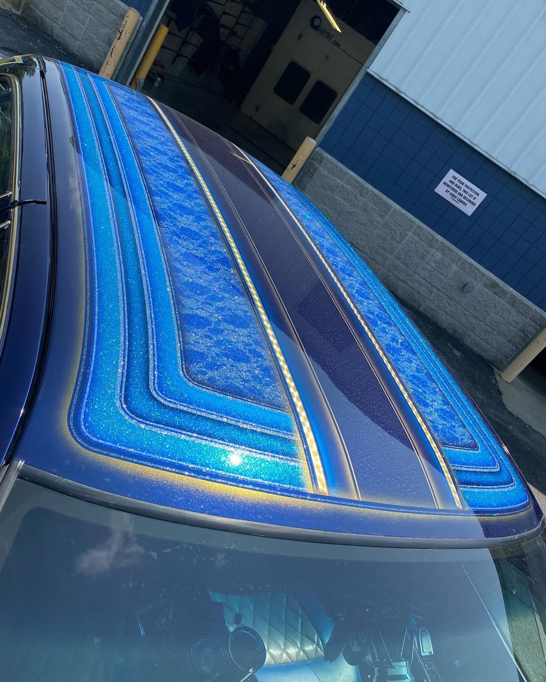 Tamco Paint Candy Concentrates Monaco and Socal Blue in Cadillac Fleetwood