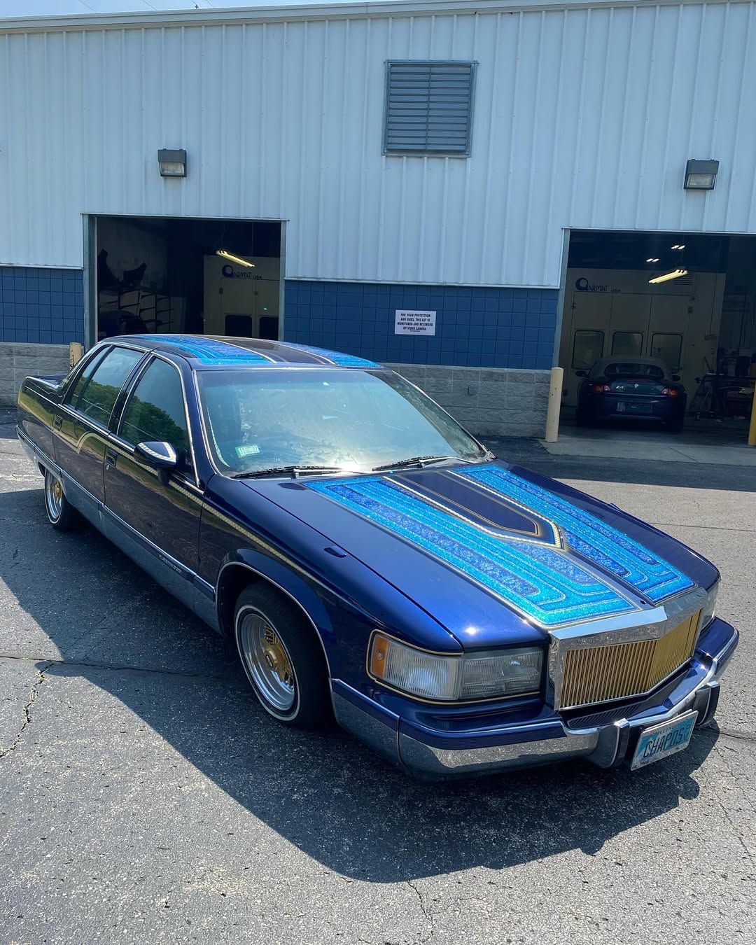 Tamco Paint Candy Concentrates Monaco and Socal Blue in Cadillac Fleetwood