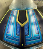 Tamco Paint Candy Concentrates Monaco and Socal Blue in Cadillac Fleetwood