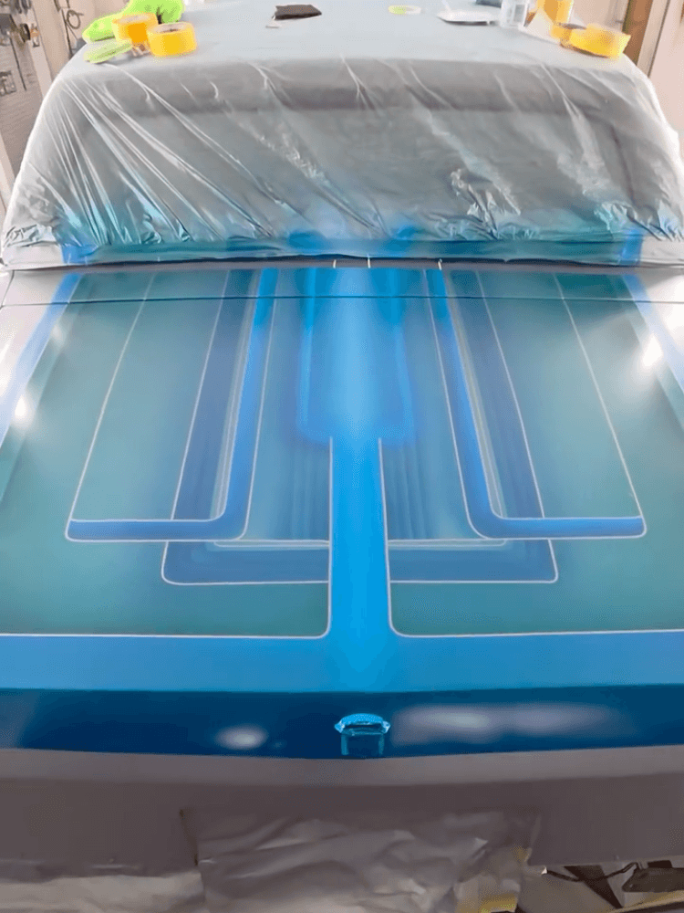 Tamco Paint Monaco and Teal Time Candy Concentrate on Oldsmobile Cutlass Supreme