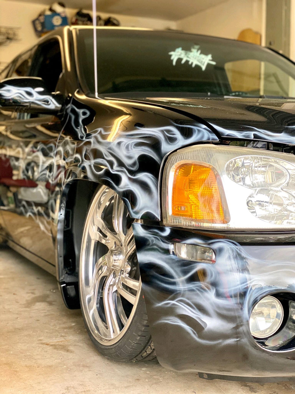 Tamco Paint Murdered Out Black on Car