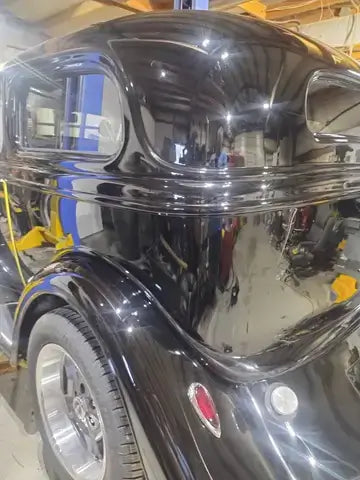 Tamco Paint Murdered Out Black 2.0 on 1934 Ford Sedan