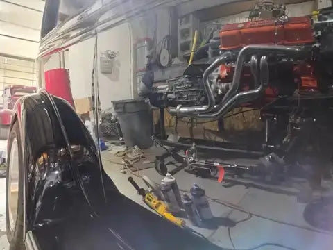 Tamco Paint Murdered Out Black 2.0 on 1934 Ford Sedan