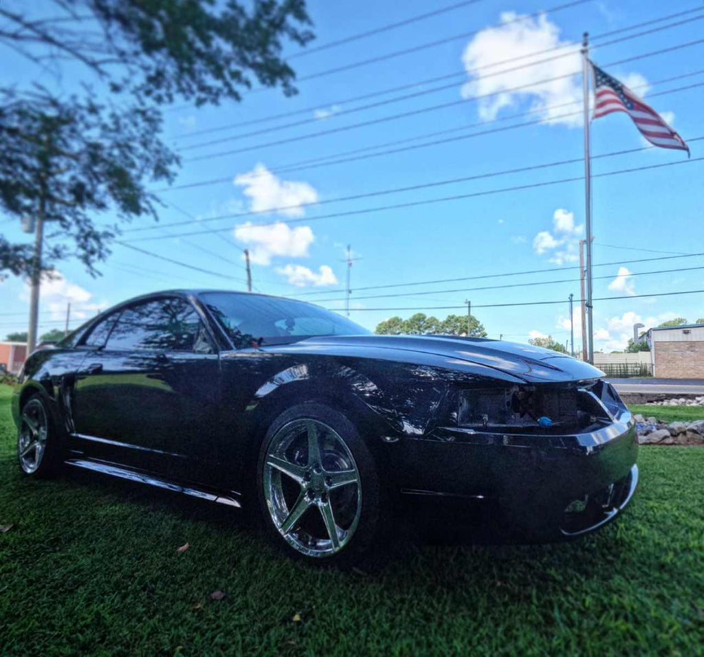 Tamco Paint Murdered Out Black 2.0 on Ford Mustang