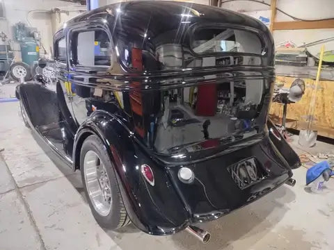 Tamco Paint Murdered Out Black 2.0 on 1934 Ford Sedan