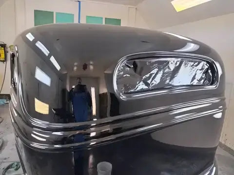 Tamco Paint Murdered Out Black 2.0 on 1934 Ford Sedan