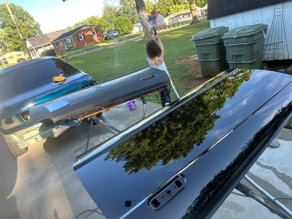Tamco Paint Murdered Out Black 2.0 on Ford Mustang