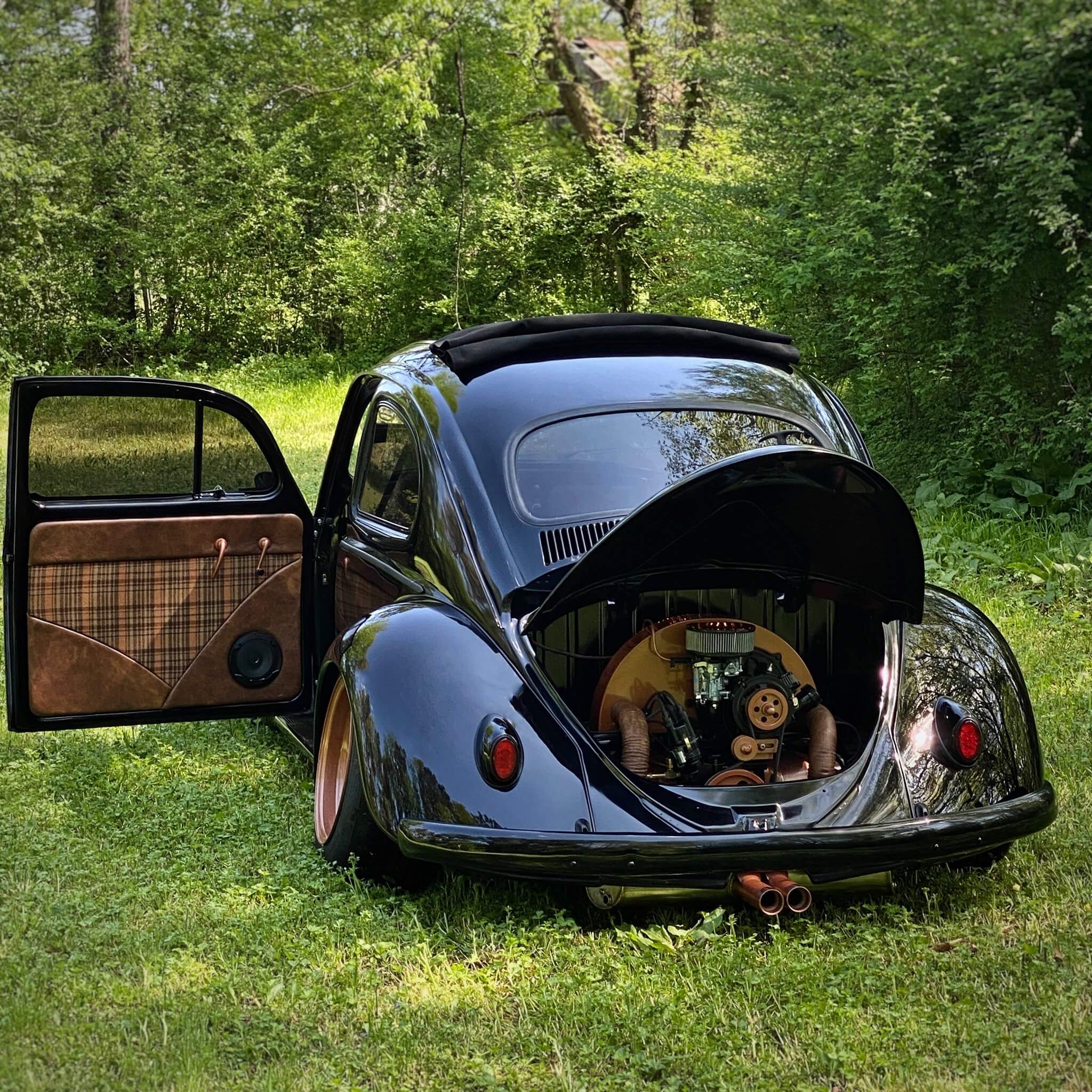 Tamco Paint Murdered Out Black on Volkswagen Beetle