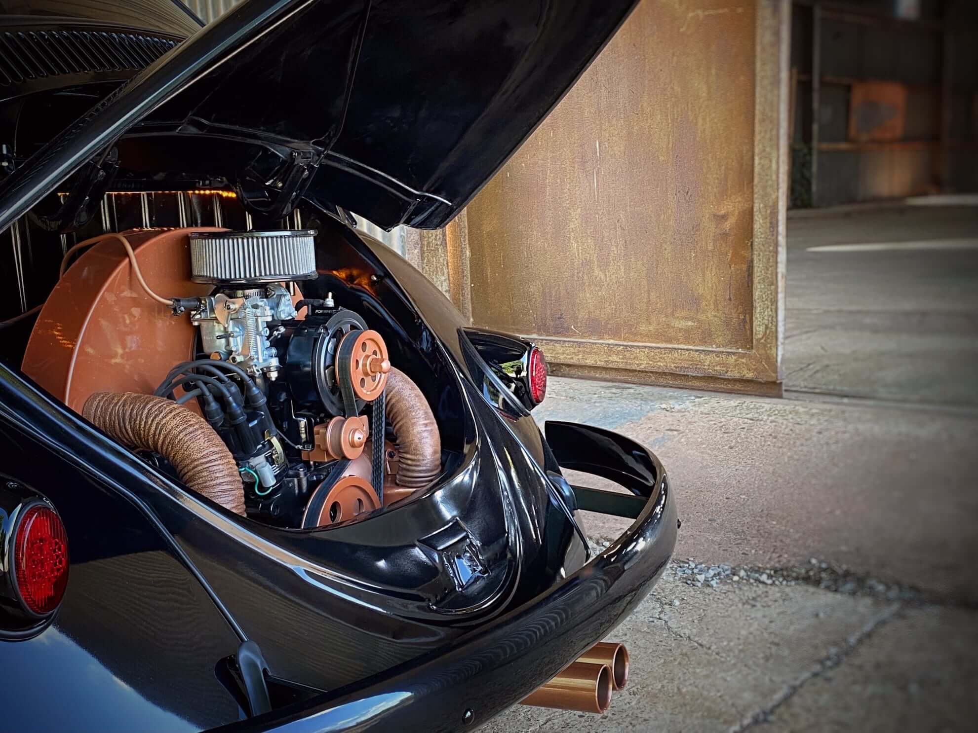 Tamco Paint Murdered Out Black on Volkswagen Beetle