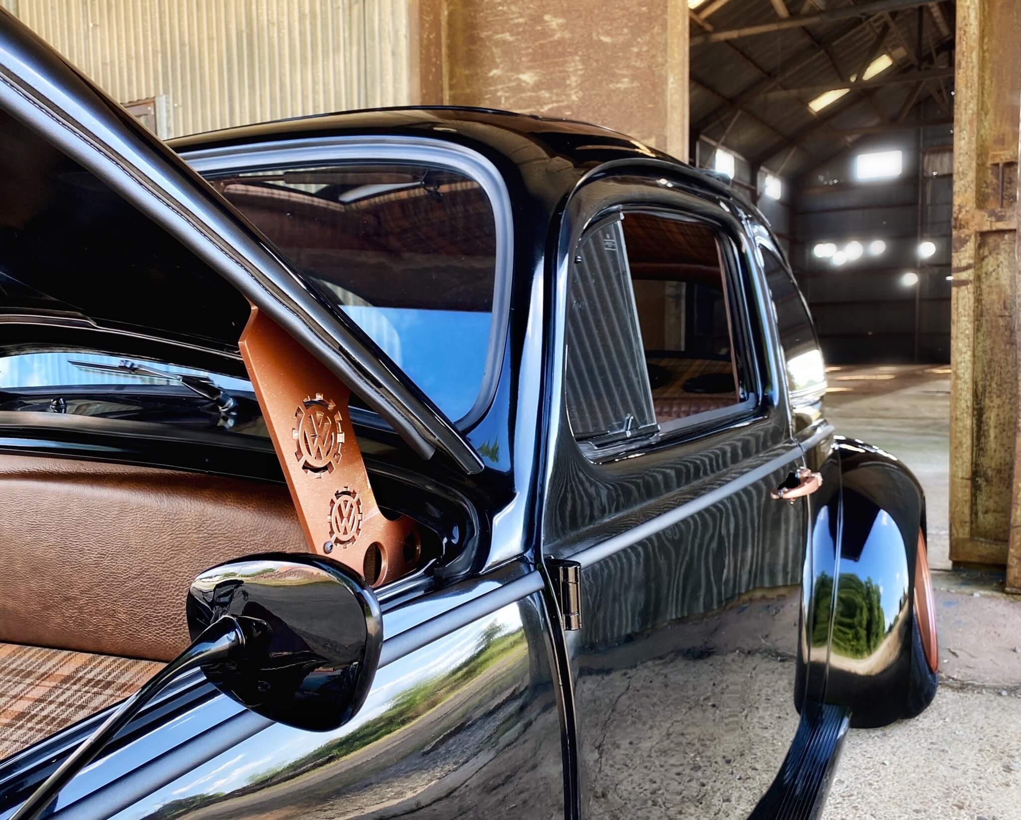 Tamco Paint Murdered Out Black on Volkswagen Beetle