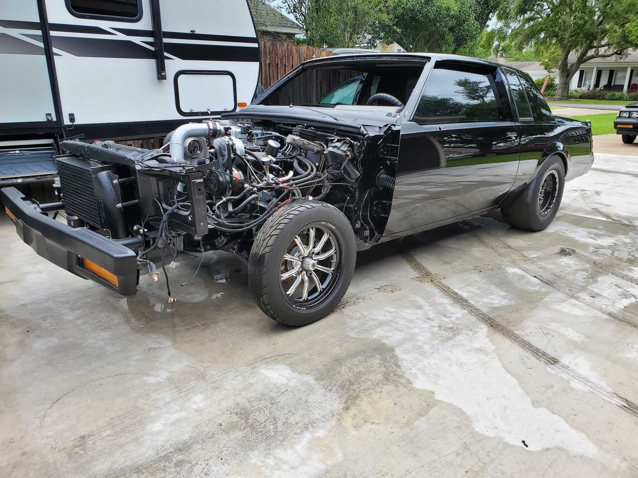 Tamco Paint Murdered Out Black in 1987 Buick Grand National