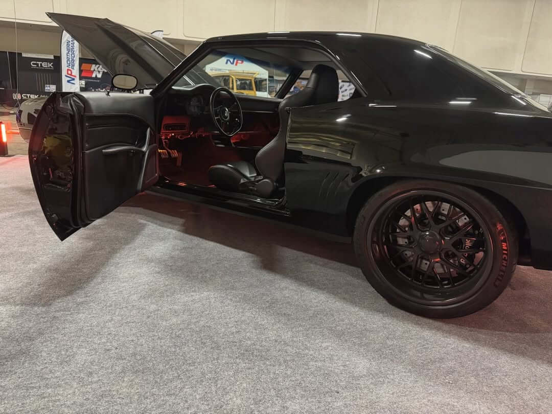 Tamco Paint Murdered Out Black on 1969 Chevrolet Camaro