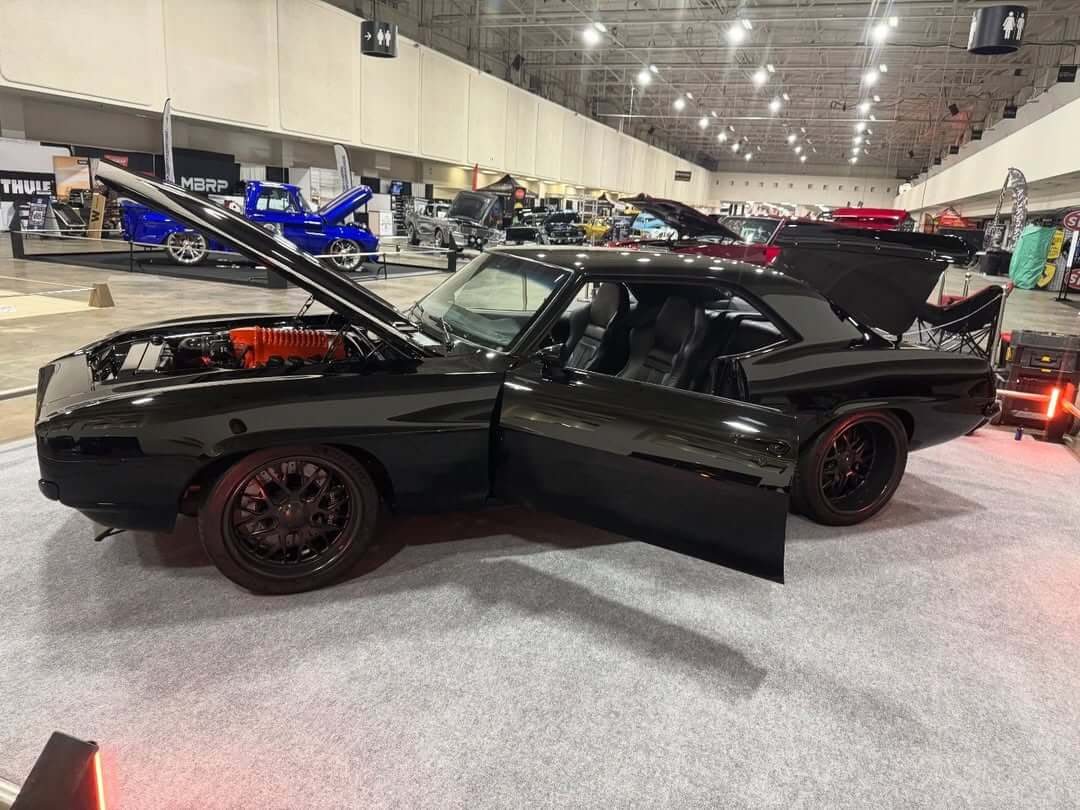 Tamco Paint Murdered Out Black on 1969 Chevrolet Camaro