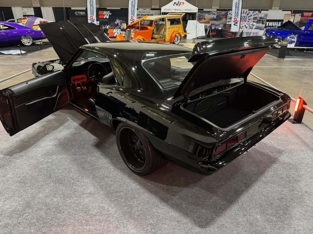 Tamco Paint Murdered Out Black on 1969 Chevrolet Camaro