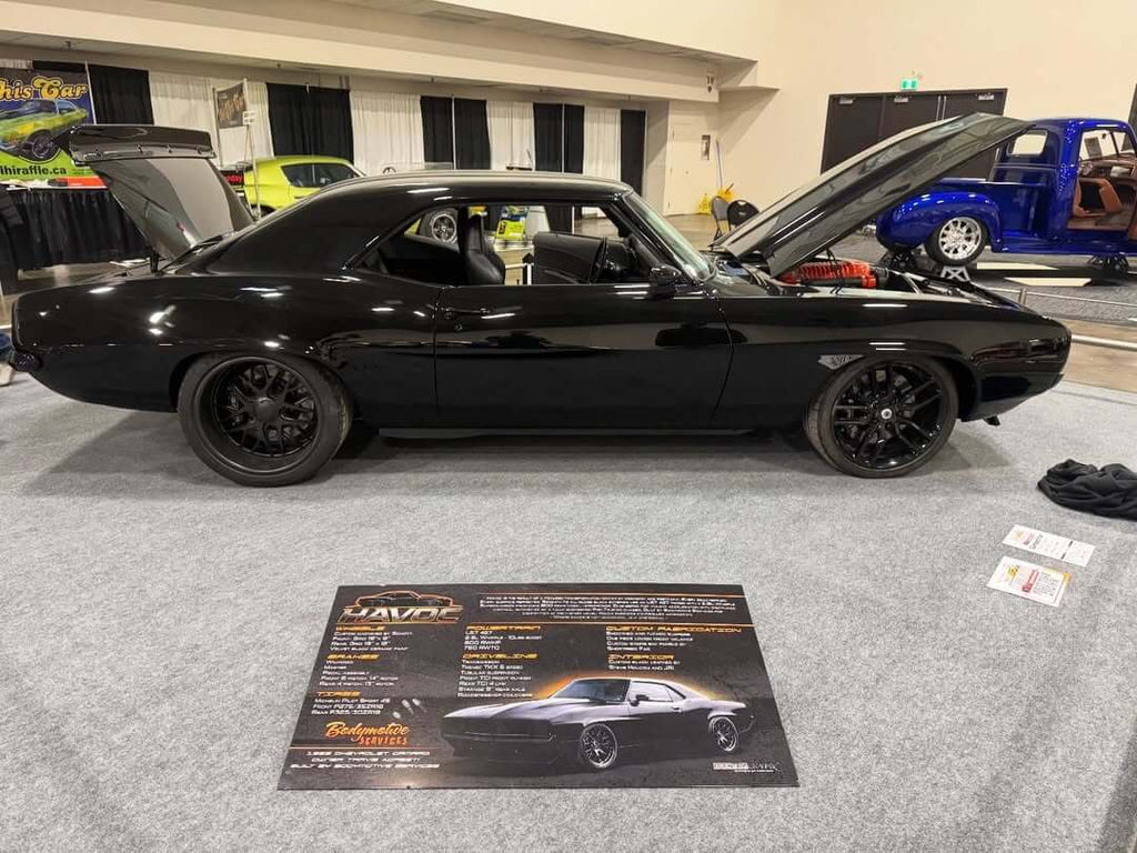 Tamco Paint Murdered Out Black on 1969 Chevrolet Camaro