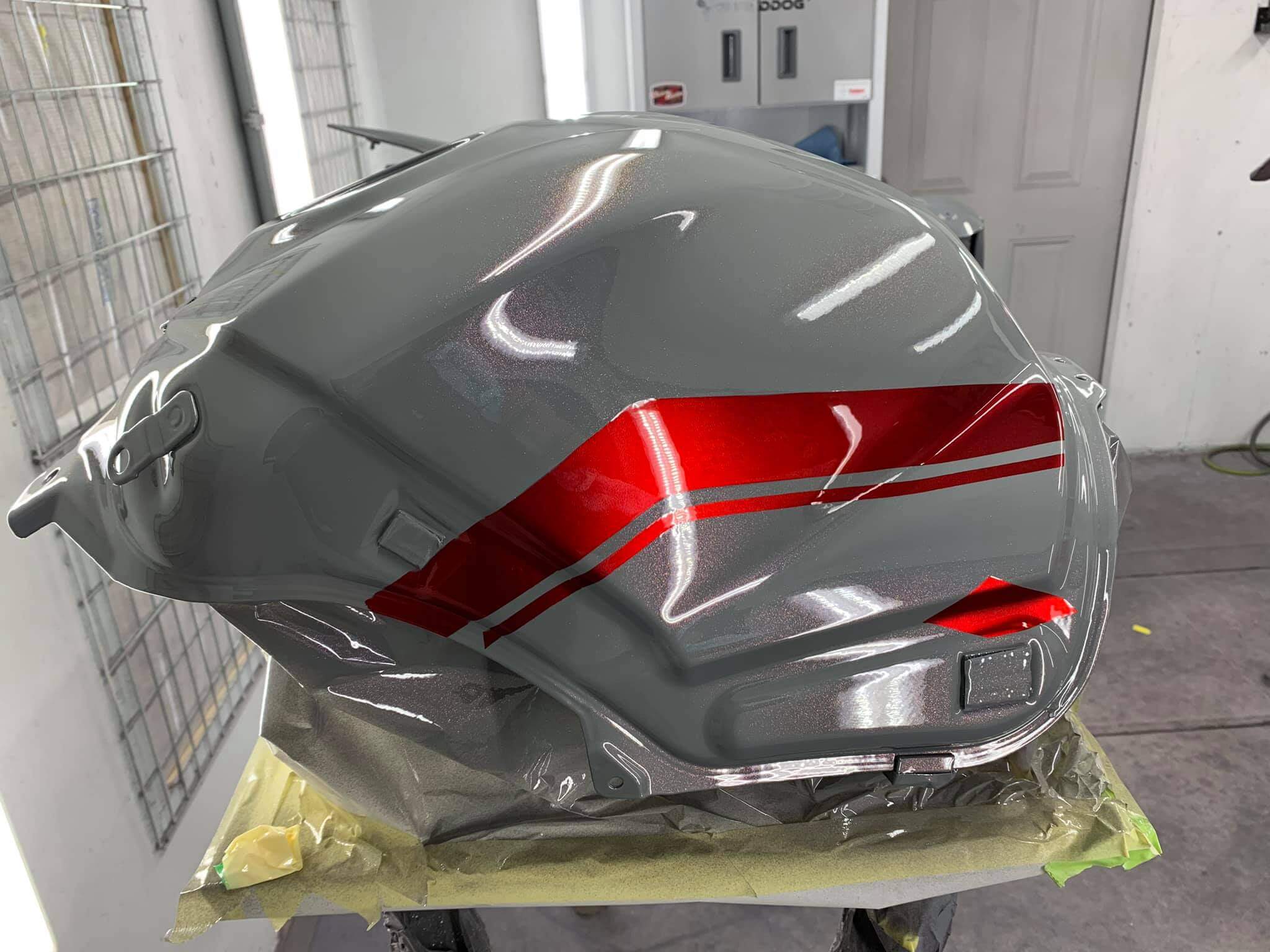 Tamco Paint OG Red and Tamgerine Candy Concentrate on Suzuki GSX-R1000