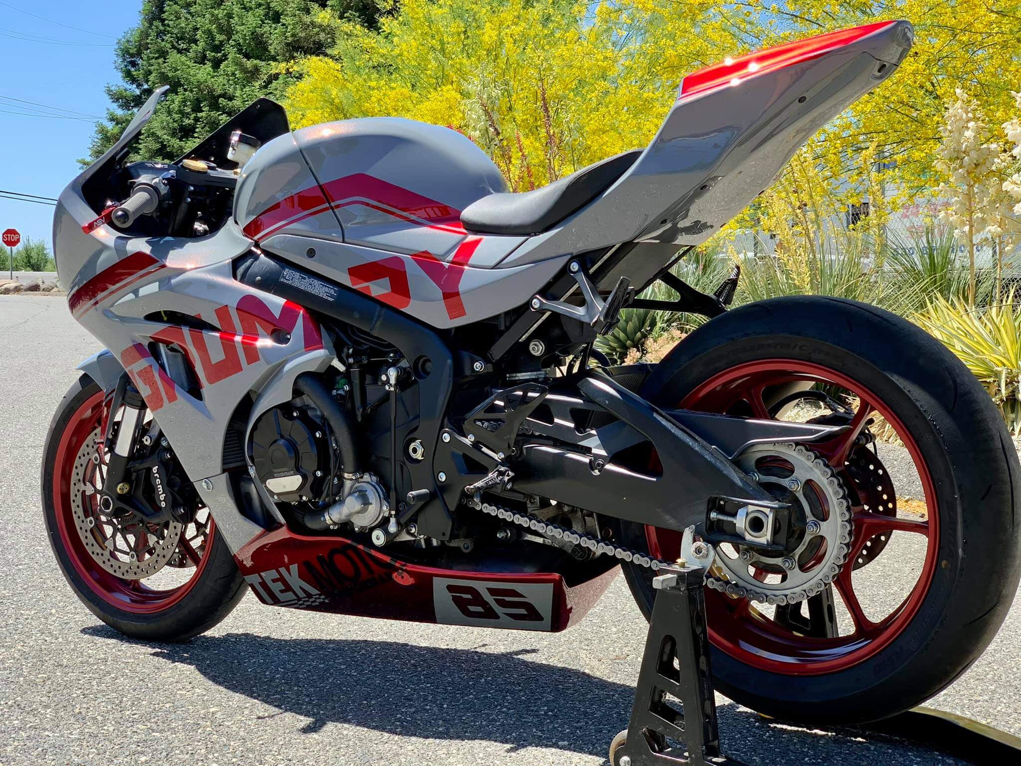 Tamco Paint OG Red and Tamgerine Candy Concentrate on Suzuki GSX-R1000