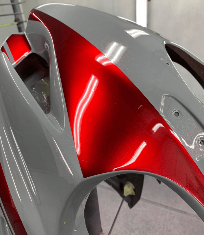 Tamco Paint OG Red and Tamgerine Candy Concentrate on Suzuki GSX-R1000