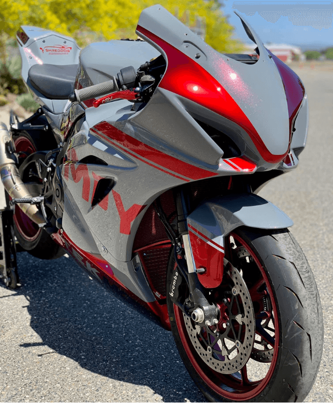 Tamco Paint OG Red and Tamgerine Candy Concentrate on Suzuki GSX-R1000