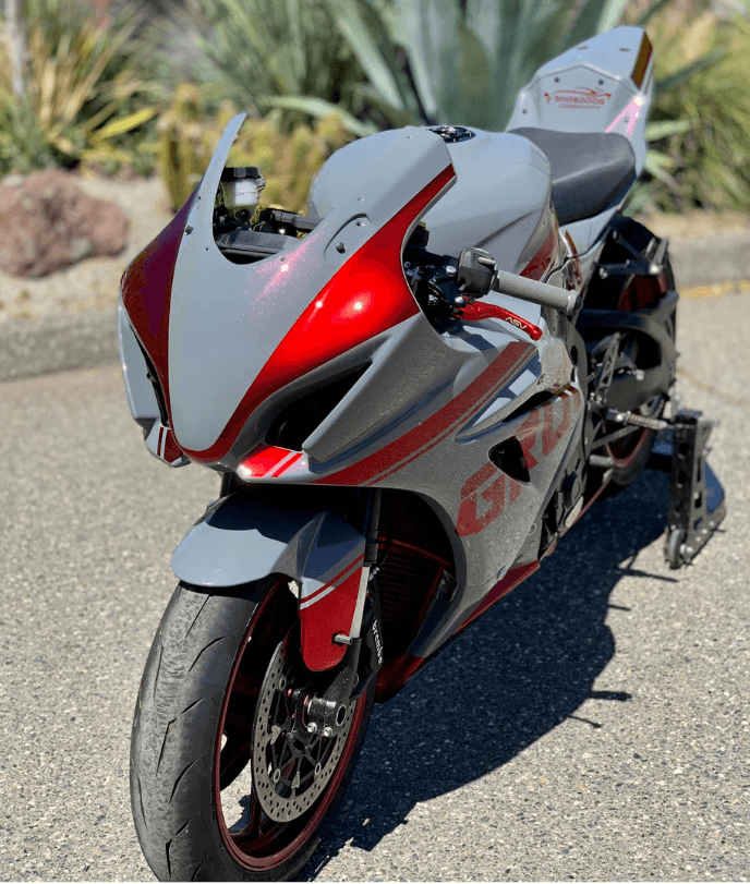 Tamco Paint OG Red and Tamgerine Candy Concentrate on Suzuki GSX-R1000