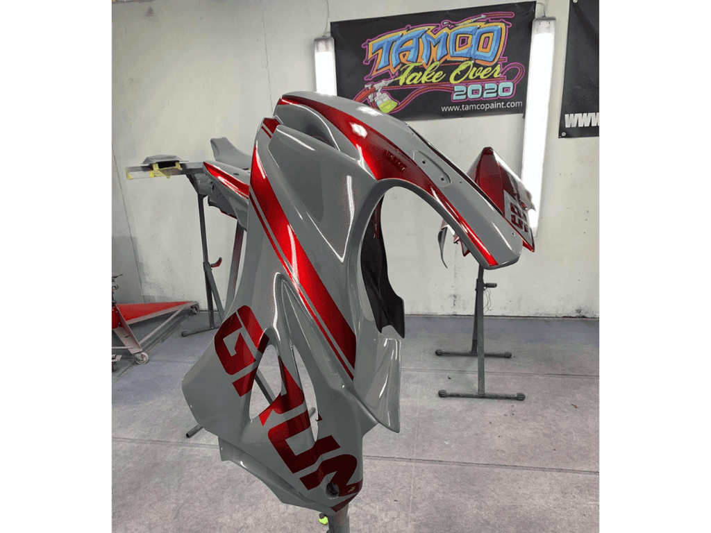 Tamco Paint OG Red and Tamgerine Candy Concentrate on Suzuki GSX-R1000