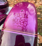 Tamco Paint Tamco Throwback Panther Pink and Bruised Rose Candy Pearl Basecoat on Harley-Davidson FXLR