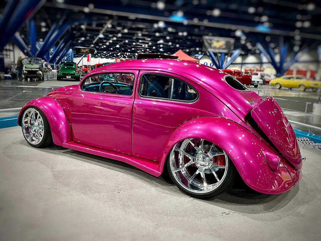 Piss Off Pink Volkswagen Beetles