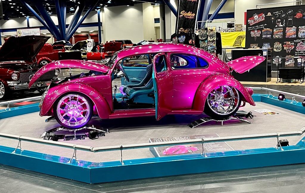 Piss Off Pink Volkswagen Beetles