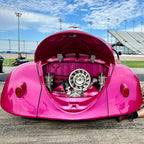 Tamco Paint Piss Off Pink in 1967 Chop Top Volkswagen Beetle