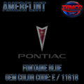 Pontiac Fontaine Blue OEM Amerflint II Series Single Stage