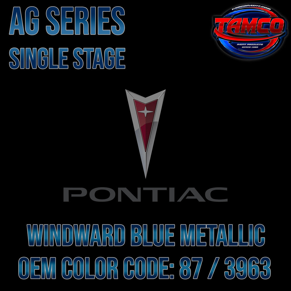 PONTIAC WINDWARD BLUE METALLIC