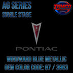 PONTIAC WINDWARD BLUE METALLIC