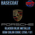 Porsche Glacier Blue Metallic Baaecoat