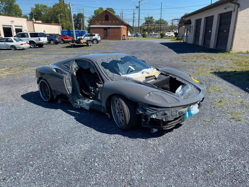 Tamco Paint Porsche Gray Black on Ferrari 360 Modena