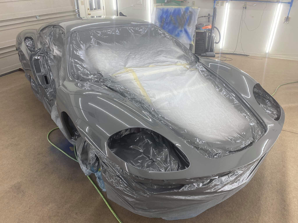 Tamco Paint Porsche Gray Black on Ferrari 360 Modena