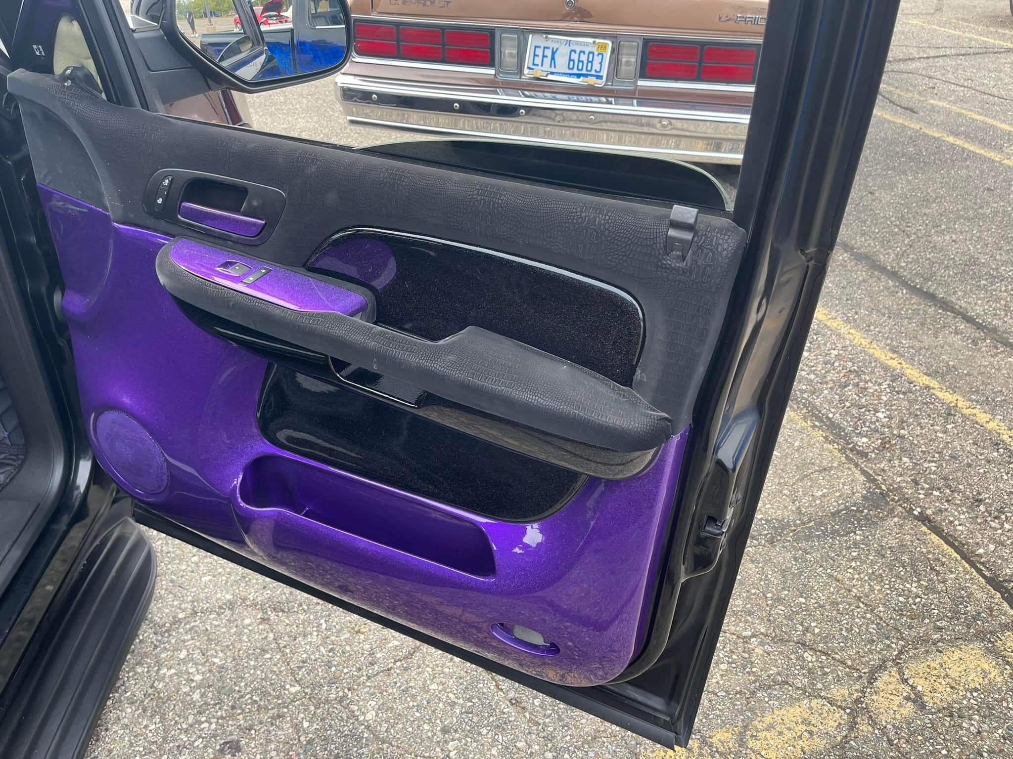 Purple Pop Pearl Car door