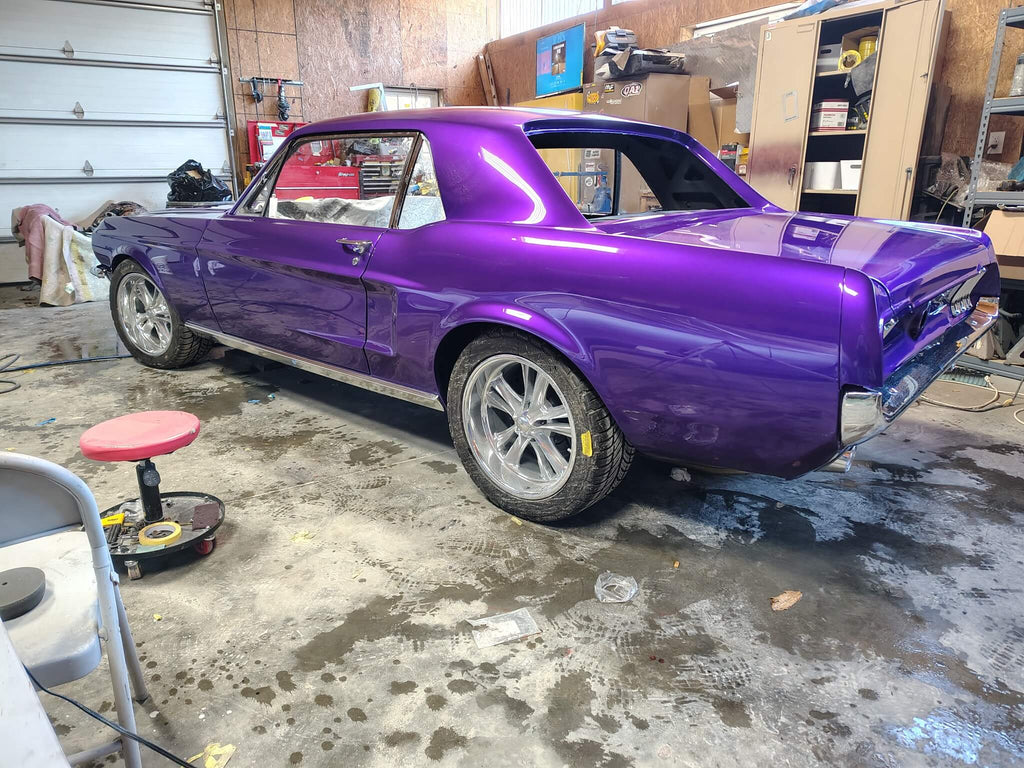 Tamco Paint Purple Pop Pearl in 1967 Ford Mustang