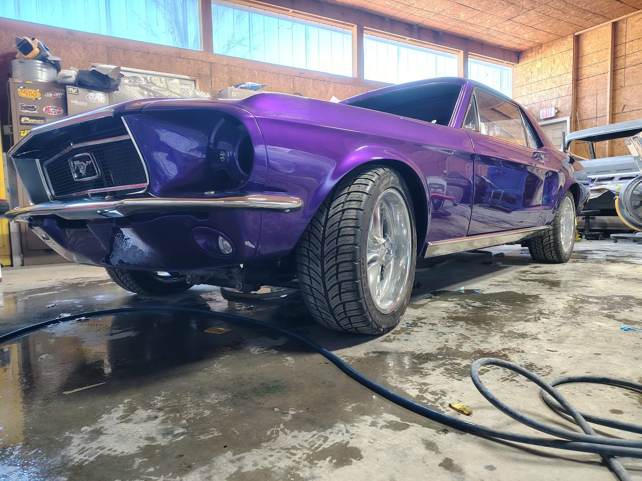Tamco Paint Purple Pop Pearl in 1967 Ford Mustang
