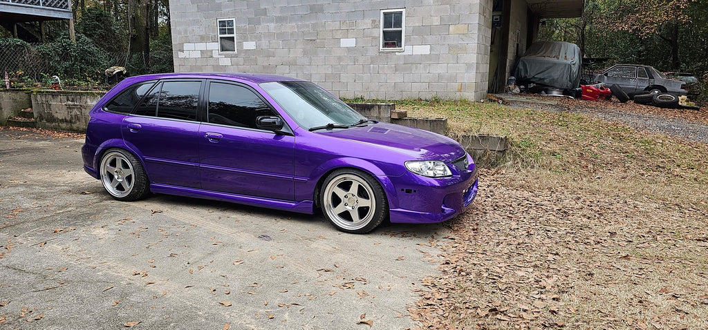 Tamco Paint Purple Pop Pearl in Mazda Protegé