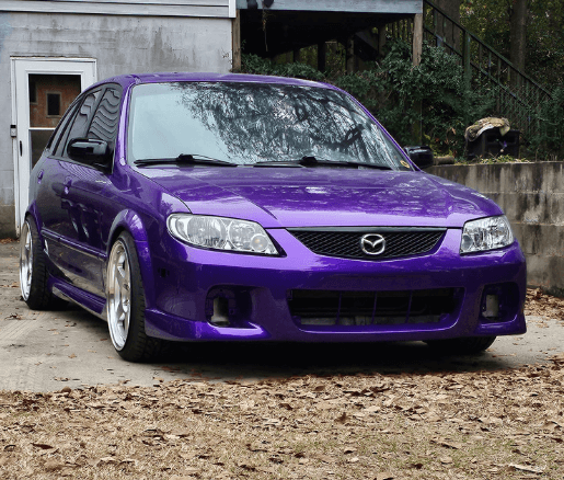 Tamco Paint Purple Pop Pearl in Mazda Protegé